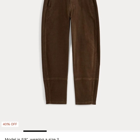 Everlane THE UTILITY BARREL IN CORDUROY - Picture 2 of 7